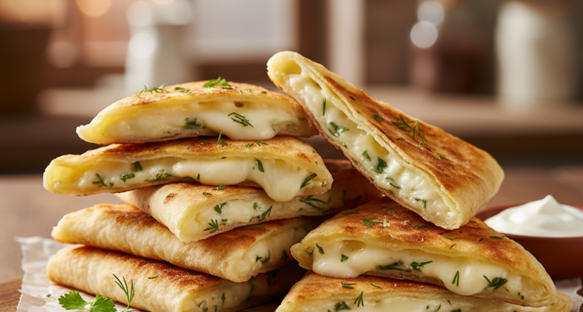 Просто закинула всё в сковородку — и на плиту: ленивый завтрак из лаваша — нереальная вкуснотища за 7 минут