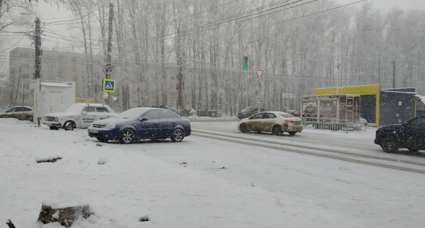 В Оренбуржье идет настоящая морозная зима