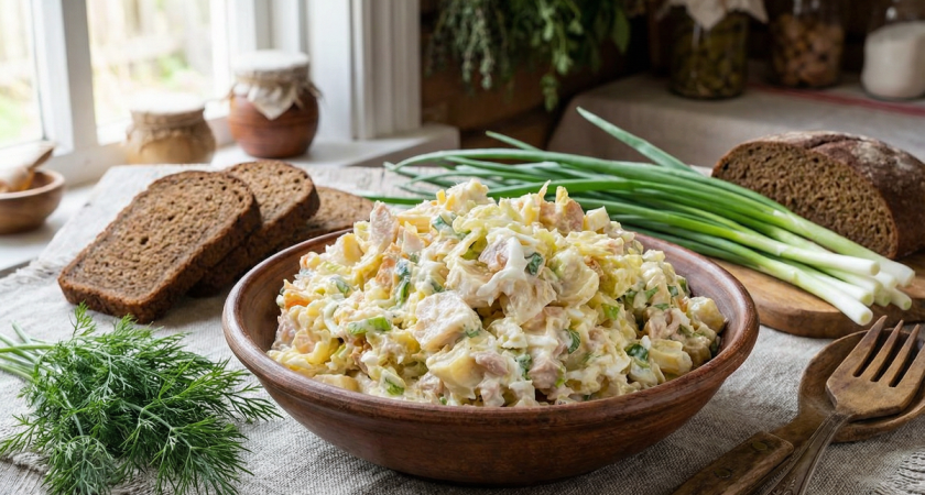 На Новый год приготовлю гениальный салат "И-го-го": нежная альтернатива, если надоел оливье — составит достойную конкуренцию