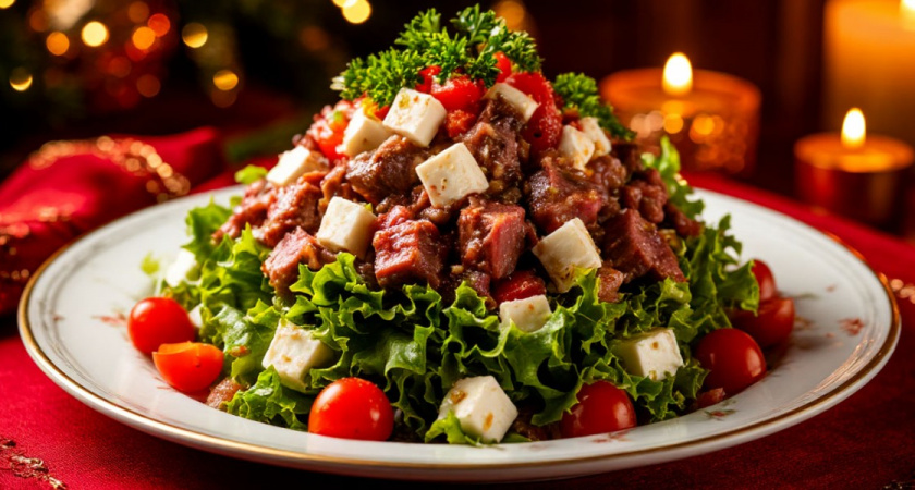 Как приготовить классический «Пражский салат» — восхитительный рецепт для празднования Нового года