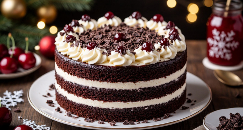 Шварцвальдский вишневый торт: испытание для кулинара и восторг для гостей — рецепт, что вскружит вам голову