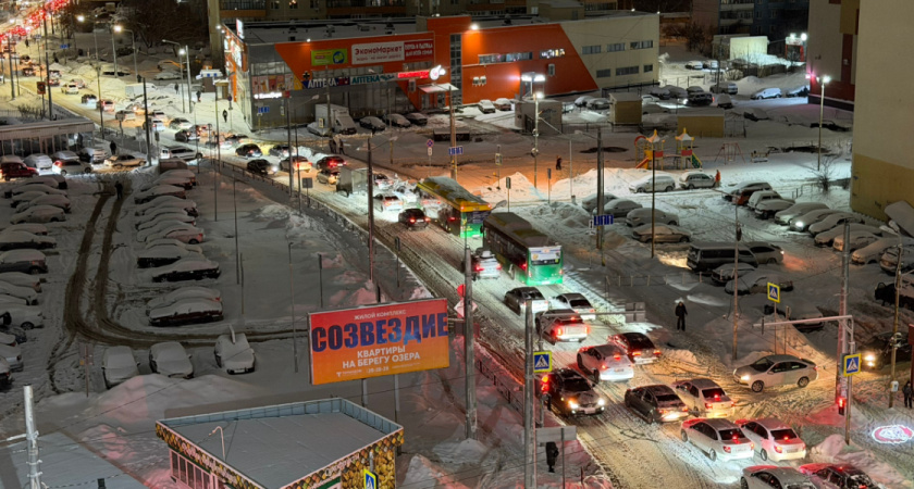 В Оренбурге изменена схема движения из-за строительства развязки