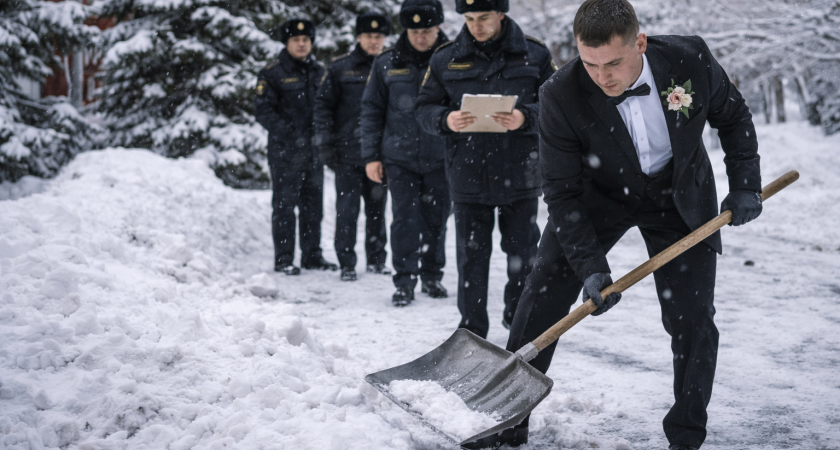 Свадьба с сюрпризом: жениху в ЗАГСе Оренбурга назначили 40 часов обязательных работ