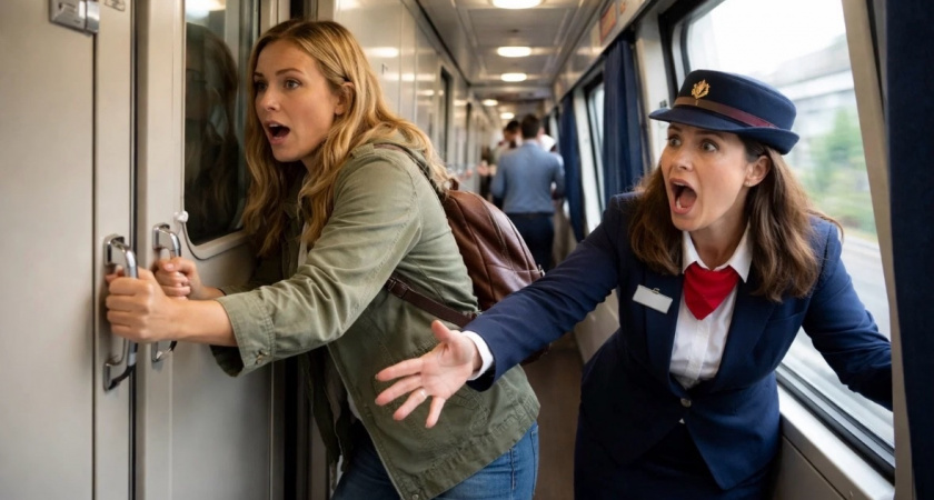 Захожу в поезд, а мое купе заперто изнутри: проводница кричит на меня - пришлось действовать самой 