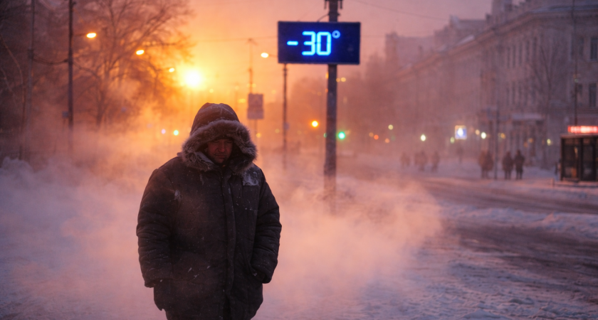 −31° уже сегодня: МЧС предупреждает о сильных морозах в Оренбуржье