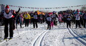 В Оренбурге прошли соревнования по лыжным гонкам