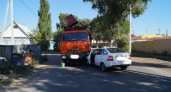 ДТП в Оренбурге: "Приора" врезалась в мусоровоз