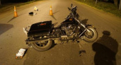 В Оренбурге пьяный мотоциклист на "Харлее" врезался в "Ладу Гранта"