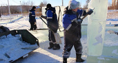 У нас будет свой ледяной городок. Гайские ледорубы в деле