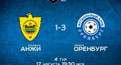 Пишут историю. "Оренбург" обыграл "Анжи" и возглавил турнирную таблицу РПЛ