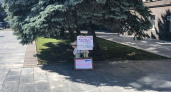 В Оренбурге вновь прошёл одиночный пикет вкладчицы «Семейной копилки»