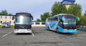 В Орск приехал первый бесплатный автобус из оренбургского аэропорта