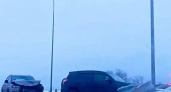 ДТП на мосту Конституции в Оренбурге: Автомобили перегородили дорогу
