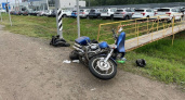 В Оренбурге мотоциклист врезался в столб на Нежинском шоссе