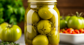 Рецепт зеленых помидор в маринаде с перцем