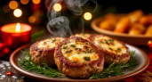 Новогодний сюрприз — рецепт мяса с вялеными томатами и сыром в духовке