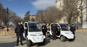 В Оренбурге полиция начала патрулировать набережную на электрокарах