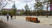 В Оренбурге продолжают благоустраивать набережную и парки