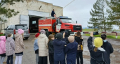 Оренбургские школьники побывали на экскурсии в пожарной части