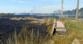 В Орске потушили ландшафтный пожар площадью 100 гектаров