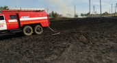 В Оренбургском районе потушили пожар возле СНТ «Ивановское»