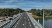 В Оренбурге открыли движение по новому мосту через Сакмару