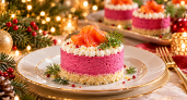 На Новый год удивлю своих гостей вкусом и подачей: свекольный чизкейк с форелью — изюминка праздничного стола