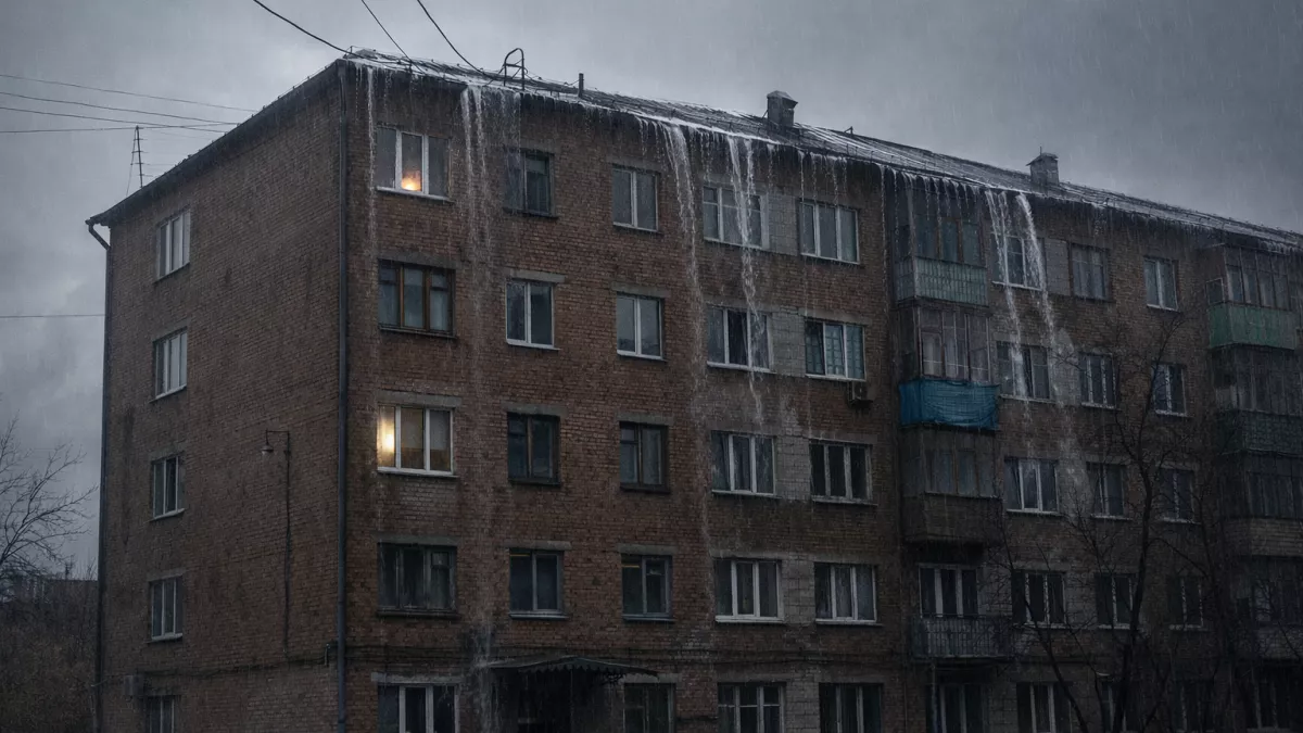 «Люди сидят без света»: жители общежития в Оренбурге пожаловались на протекающую крышу