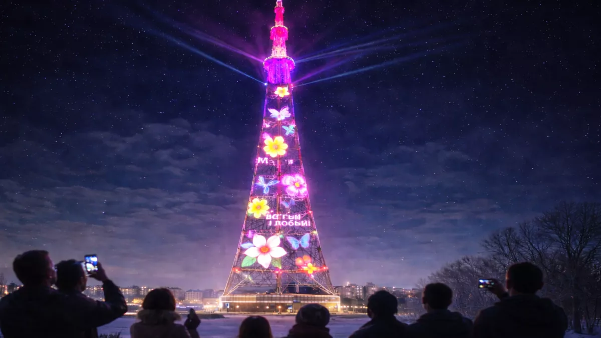 Оренбургскую телебашню украсит праздничная подсветка в честь 8 Марта