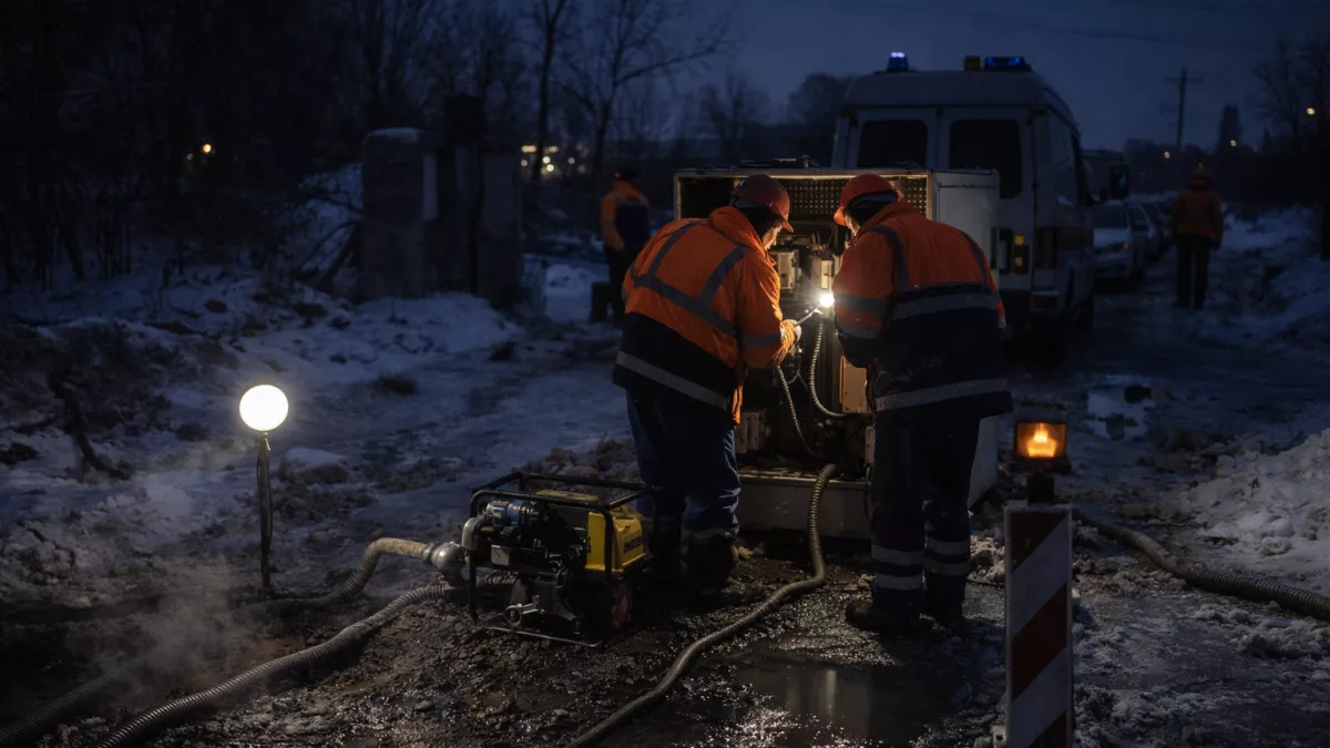 Без воды и света: из-за аварии на водозаборе в Орске жители нескольких районов остались без коммунальных услуг