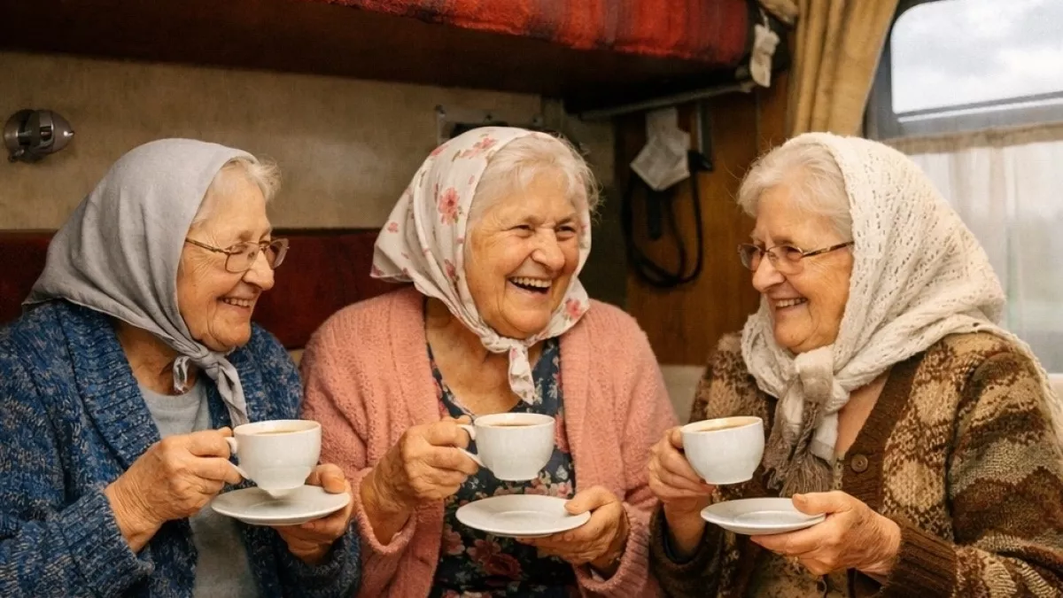 "Лезь наверх, у нас суставы!" Компания старушек заставляла обменяться полками в купе, но у меня было для них другое предложение