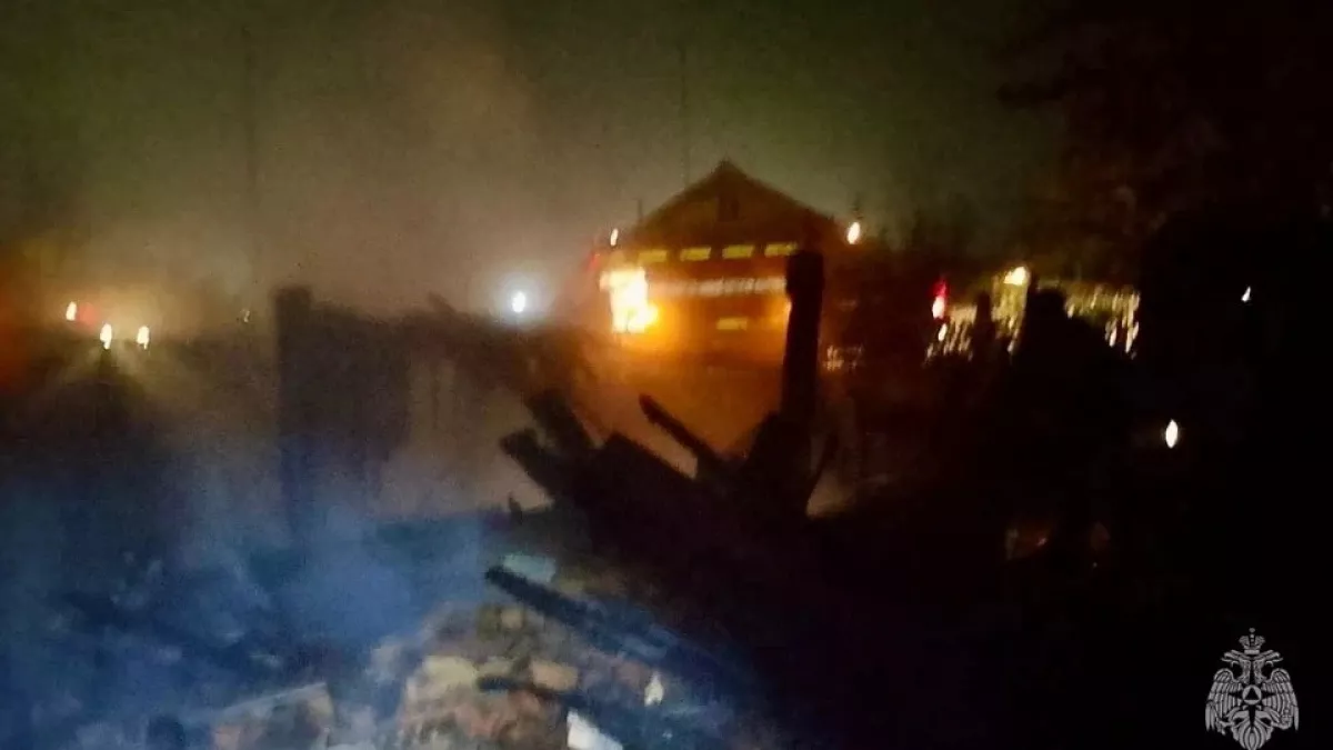 В Оренбургской области при пожаре в селе Мрясово погиб мужчина