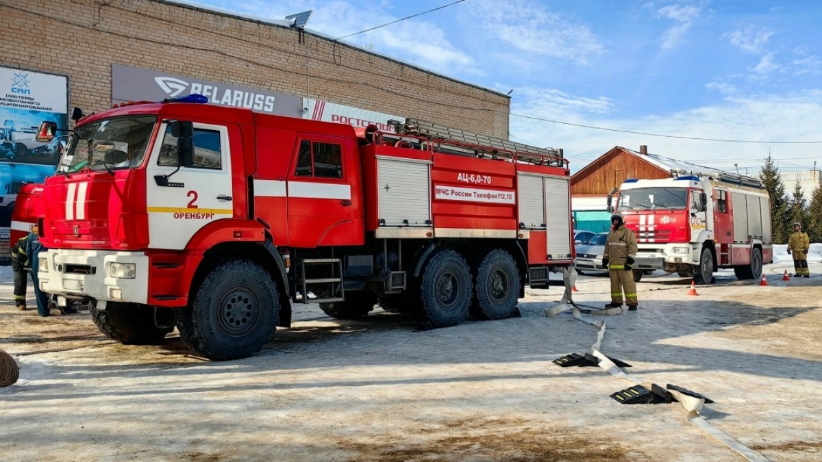 В Оренбуржье за сутки произошло сразу четыре пожара