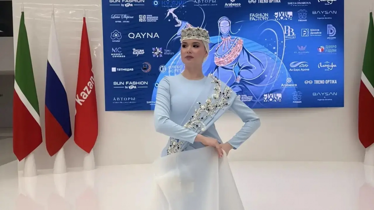 Модель из Оренбурга приняла участие в юбилейном Fashion Iftar в Казани