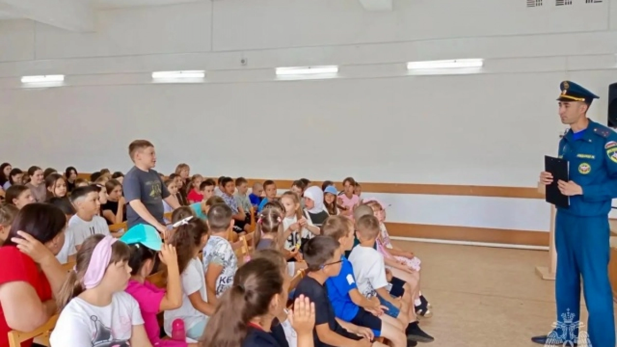 В Оренбуржье в школьном лагере провели тренировочную эвакуацию