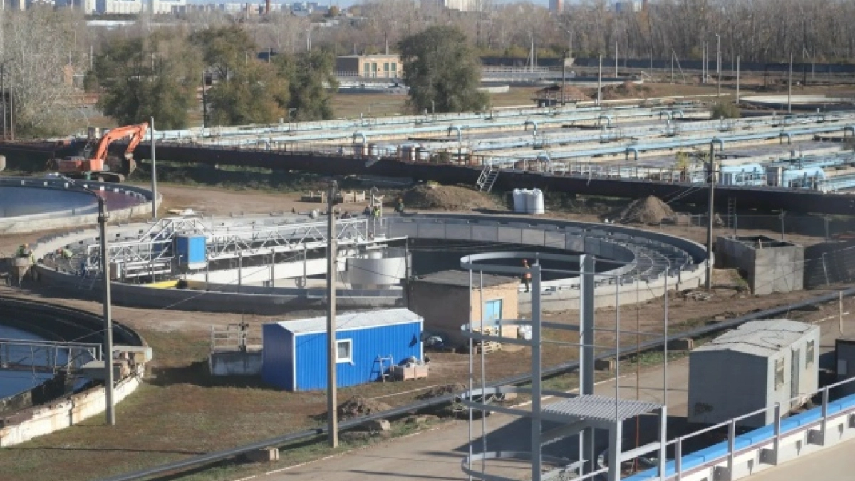 В Оренбурге продолжается реконструкция городских очистных сооружений