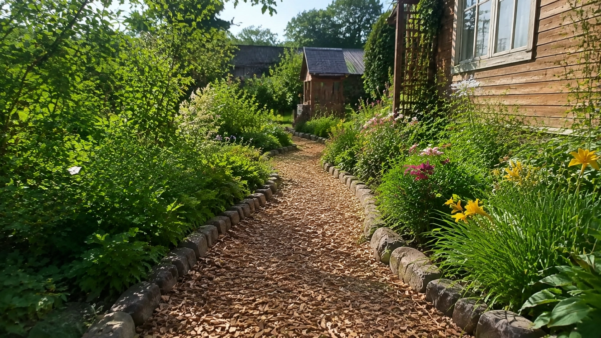 Цемент на участке — прошлый век: садовые дорожки из этого материала — красиво, дешево и долговечно
