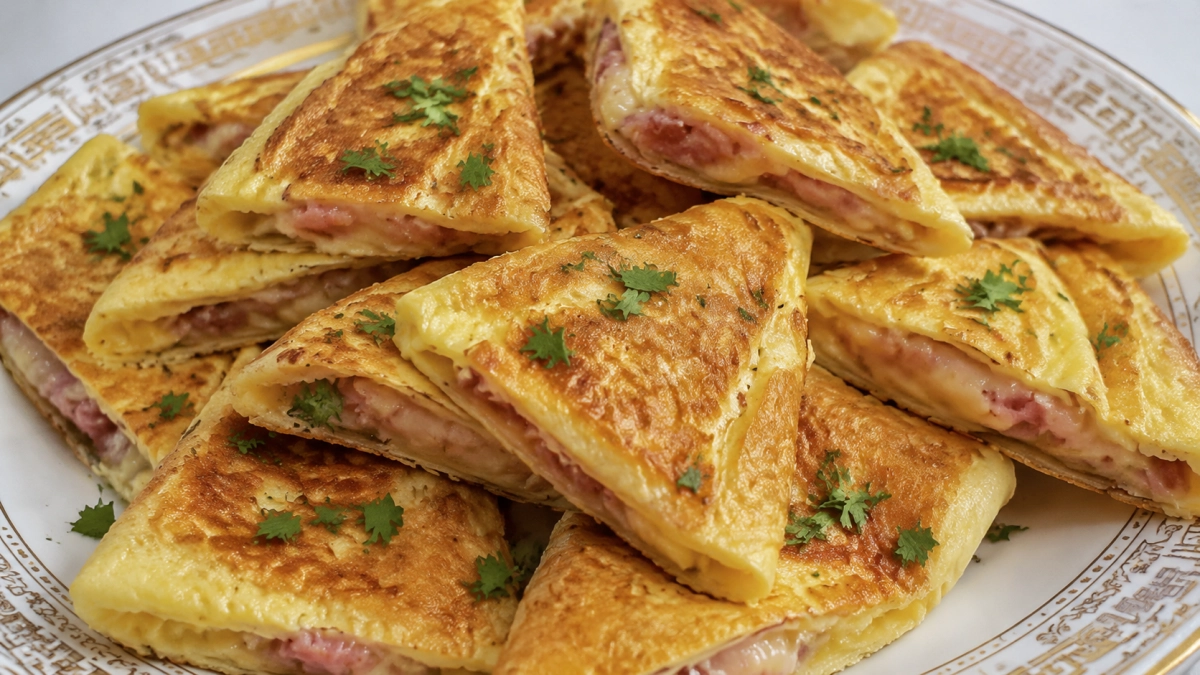 На завтрак идеально: яичные конвертики с сыром — сытное и вкусное блюдо «с изюминкой» 
