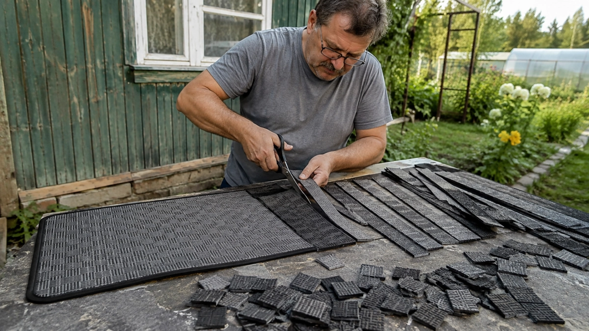 Дачники скупают коврики из фетра в Fix Price, но не для дома: режут их на квадраты и полоски без жалости — 8 полезных применений