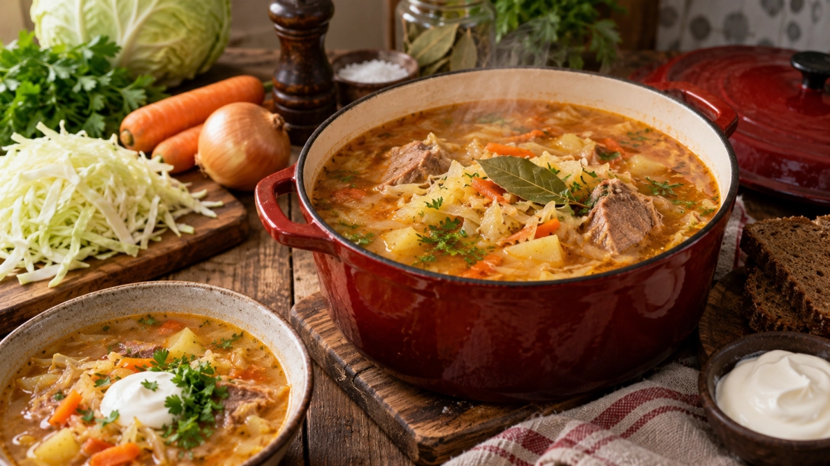 Щи как в детстве: один шаг меняет весь вкус