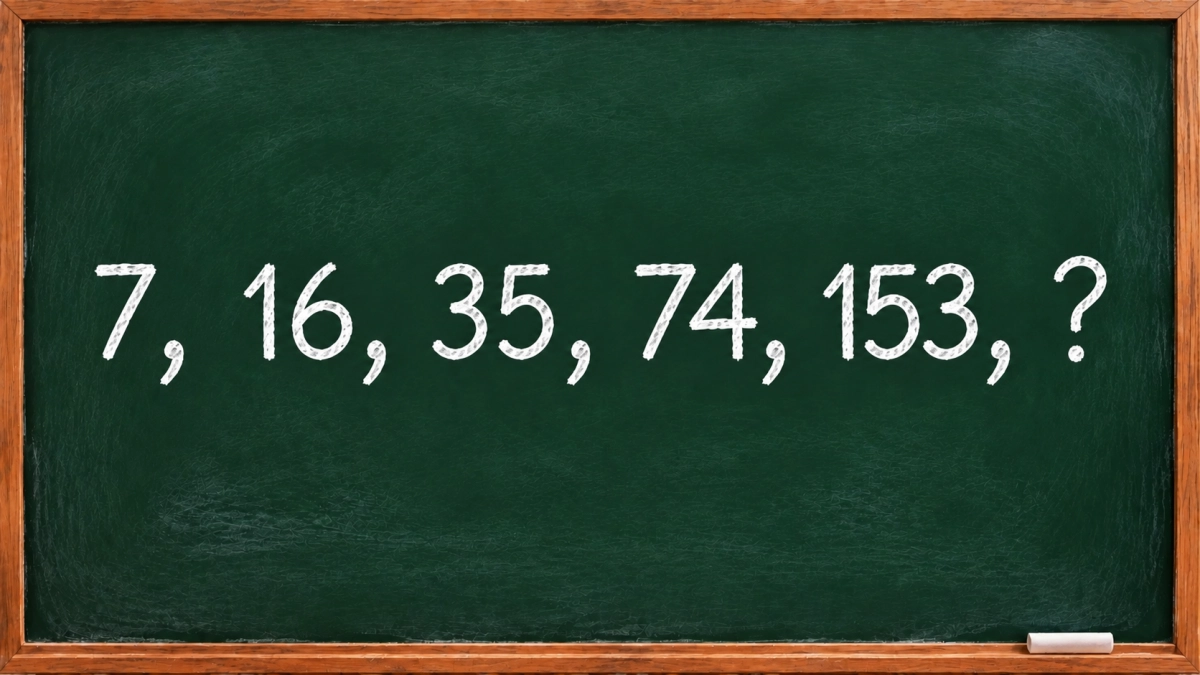 Простой тест заставит мозг включиться на полную: продолжите 7, 16, 35, 74, 153, ? — калькулятор лучше не открывать