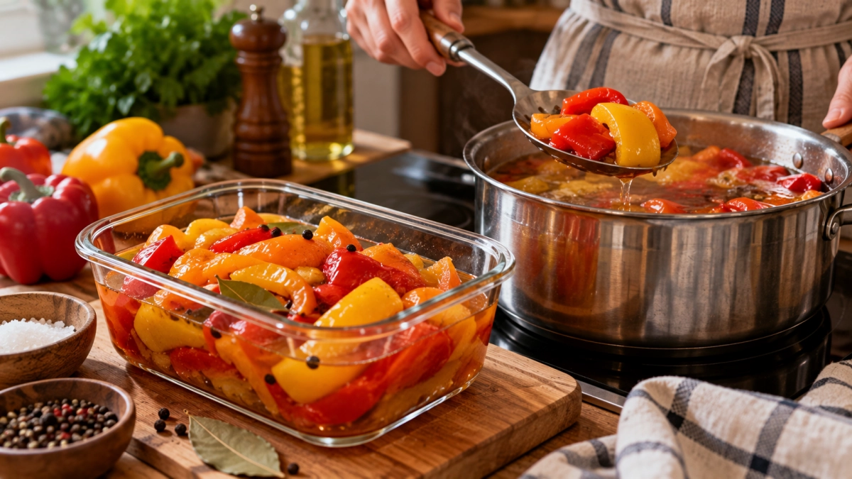 Перец в банках «2 стакана»: сочная закуска на зиму — вкуснее лечо и интереснее салата