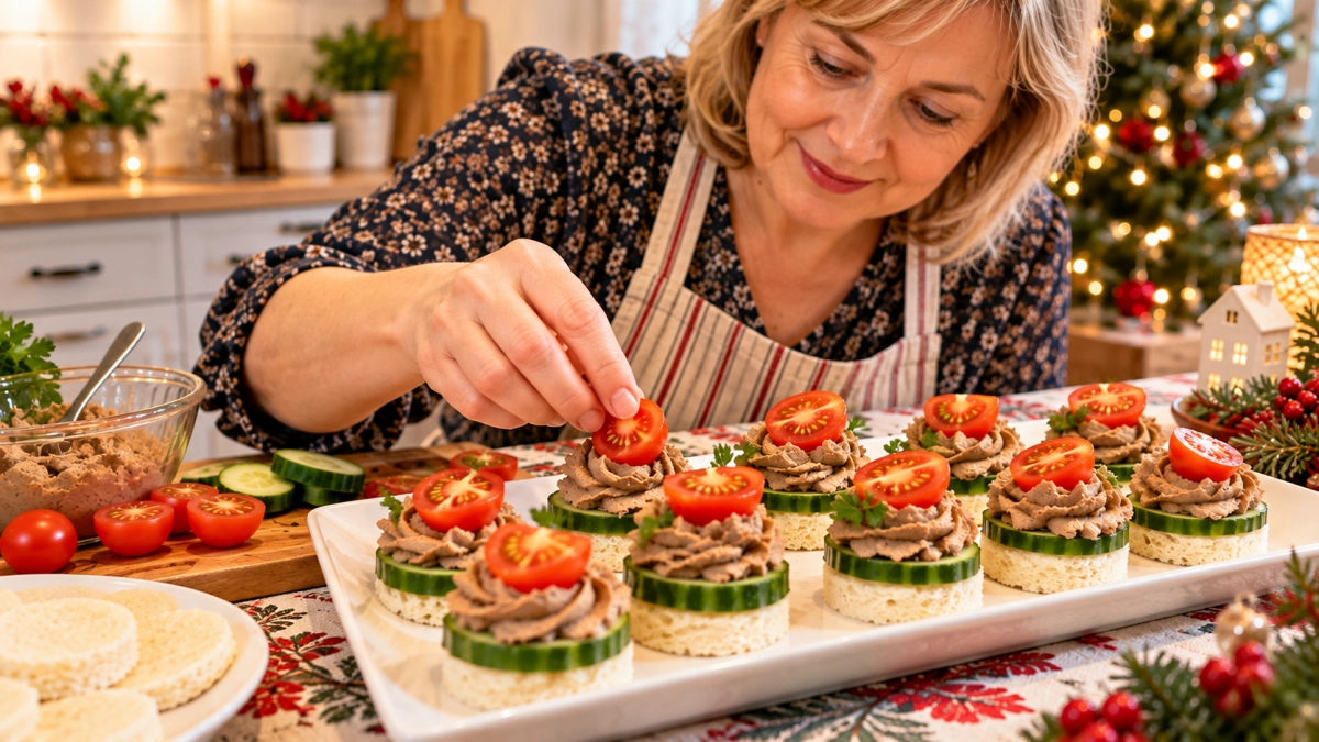 Простая закуска на Новый год без дорогих продуктов: по вкусу и красоте не уступает ресторанной — Огненная Коза зацокает от восторга