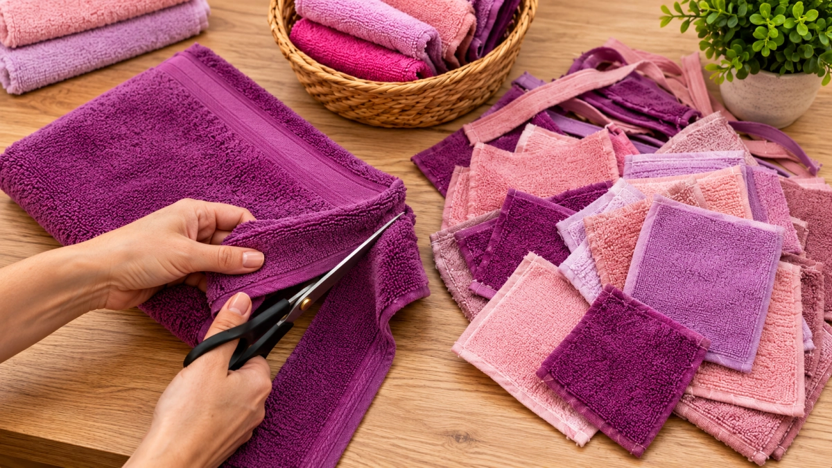 Махровые полотенца из Fix Price — режу без жалости на квадраты и полосы: 5 применений для дома, кухни и дачи