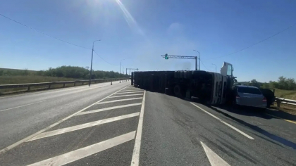 В Оренбурге произошло крупное ДТП, в результате которого пострадала пенсионерка